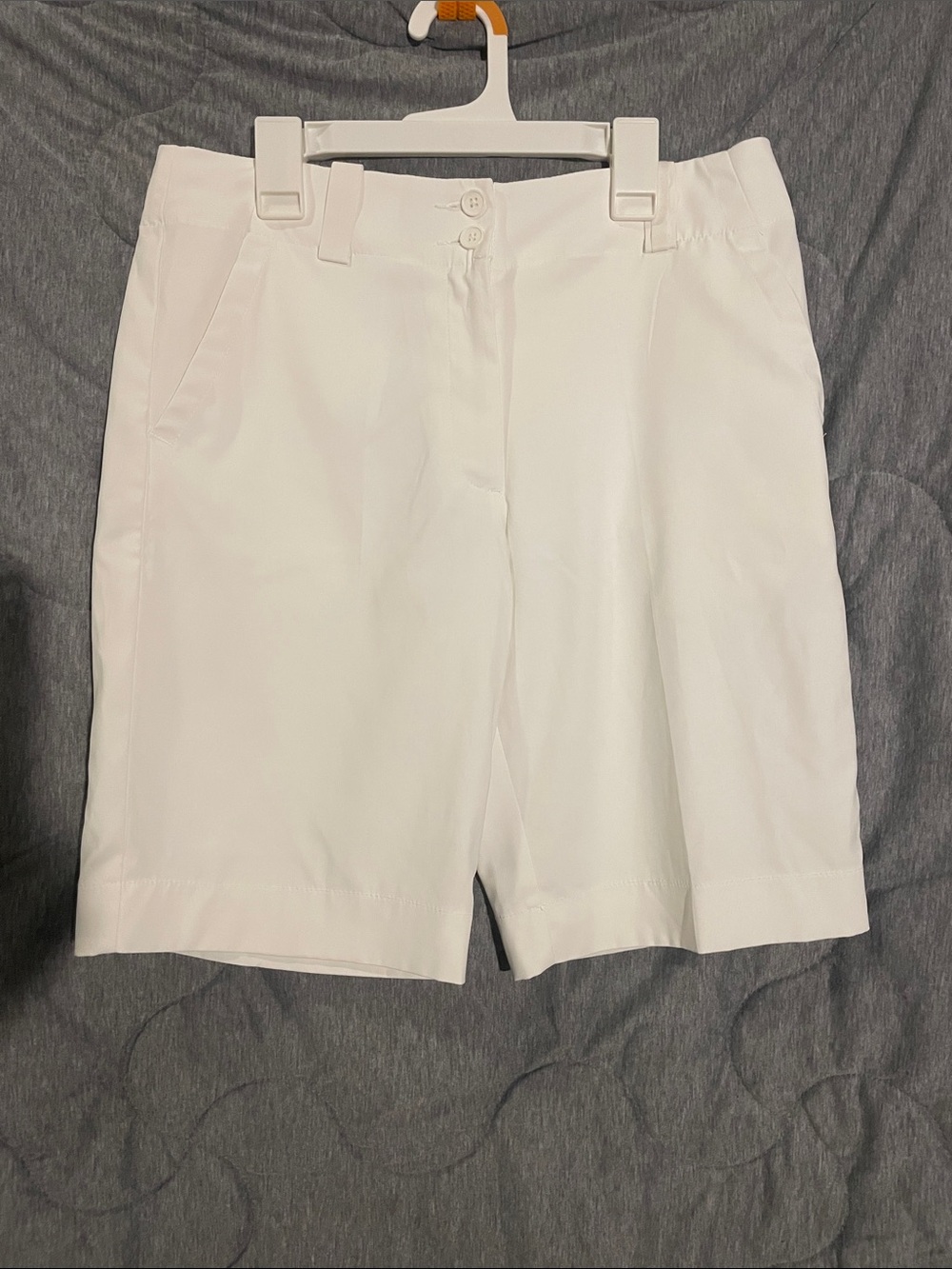 Nike Golf dry-fit White Tailored Bermuda Shorts